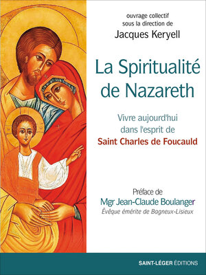 cover image of La spiritualité de Nazareth